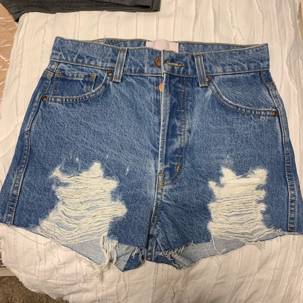 Revice Denim High Waisted Jean Shorts